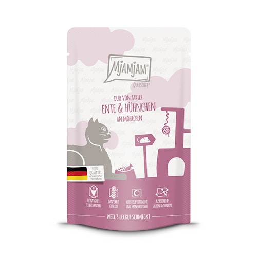 MjAMjAM Katze 300g DUO Ente und Hühn mit 
