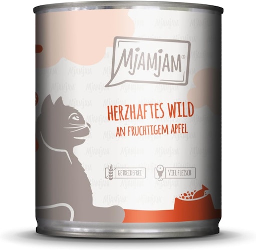 MjAM 800g Wild+Apfel Cat