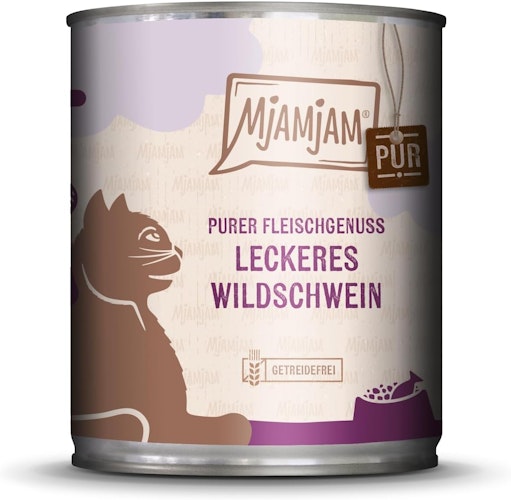 MjAM 800g Wildschwein pur Cat