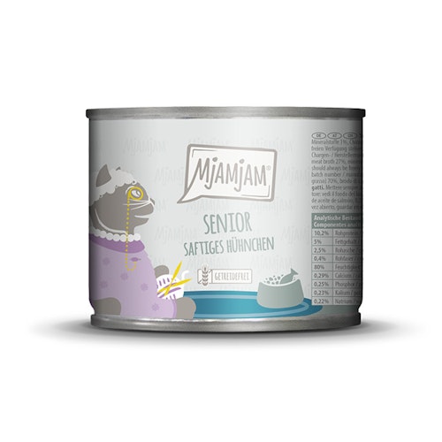 MjAMjAM Katze 200g Senior - Hühnchen 