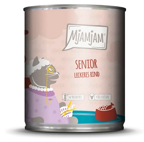 MjAMjAM Katze 800g Senior - Rind 