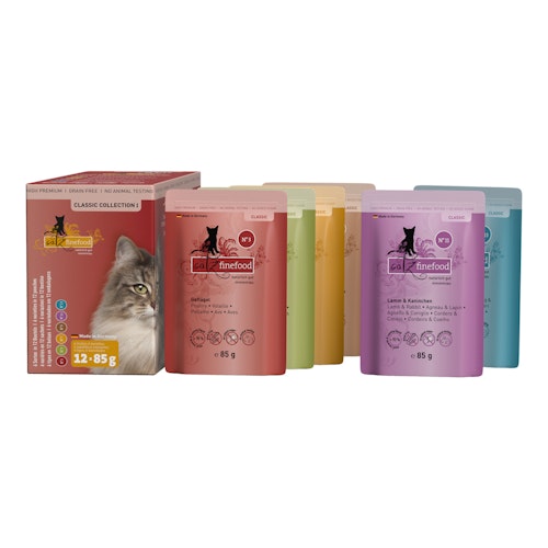 catz finefood Gourmet Selection No.3-13 12 x 85g Multipack Katzennassfutter