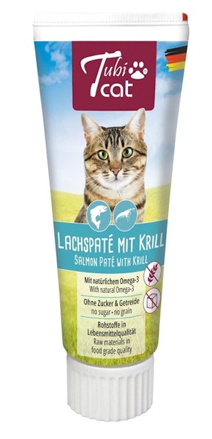 Tubicat 75g Katzen Snack Lachspaté mit Krill 1 x 75gVorschaubild