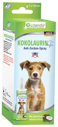 Vetlando Kokolaurin Anti-Zeckenspray 100 Milliliter Hundepflegeartikel