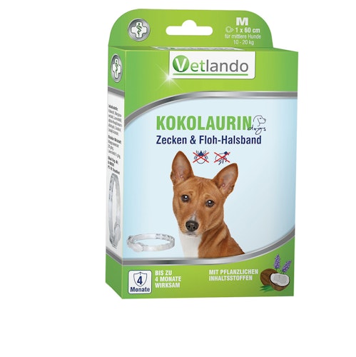 Vetlando Kokolaurin Anti-Zecken- & Flohhalsband Hundepflegeartikel