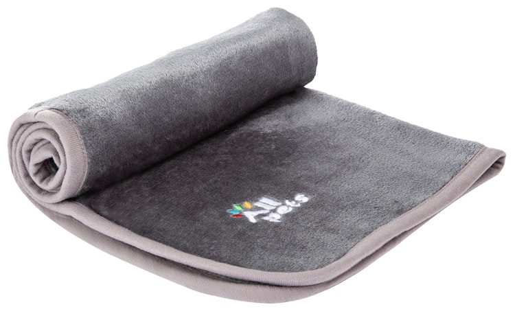 Allpets Kuscheldecke grau für Hunde