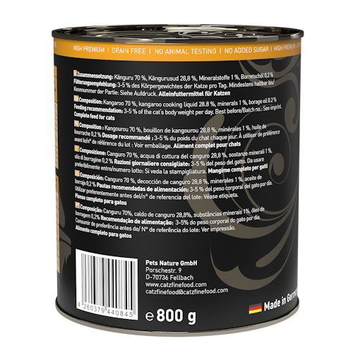 catz finefood Purrrr 6 x 800g Katzennassfutter