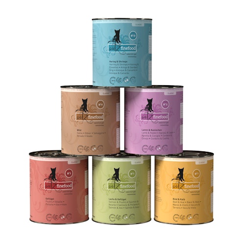 Catz finefood Multipack I 6 x 800 Gramm Katzennassfutter