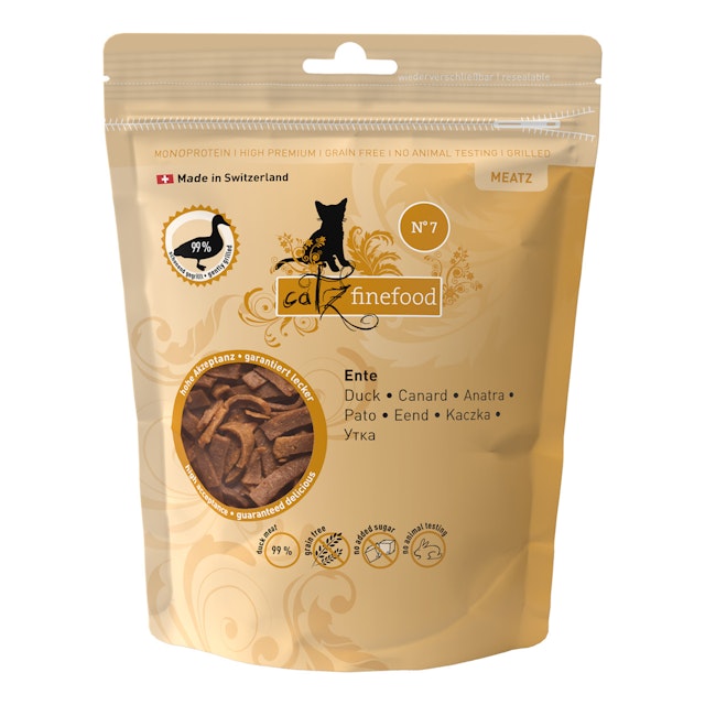 catz finefood Meatz 45 Gramm Katzensnacks No.7 EnteVorschaubild