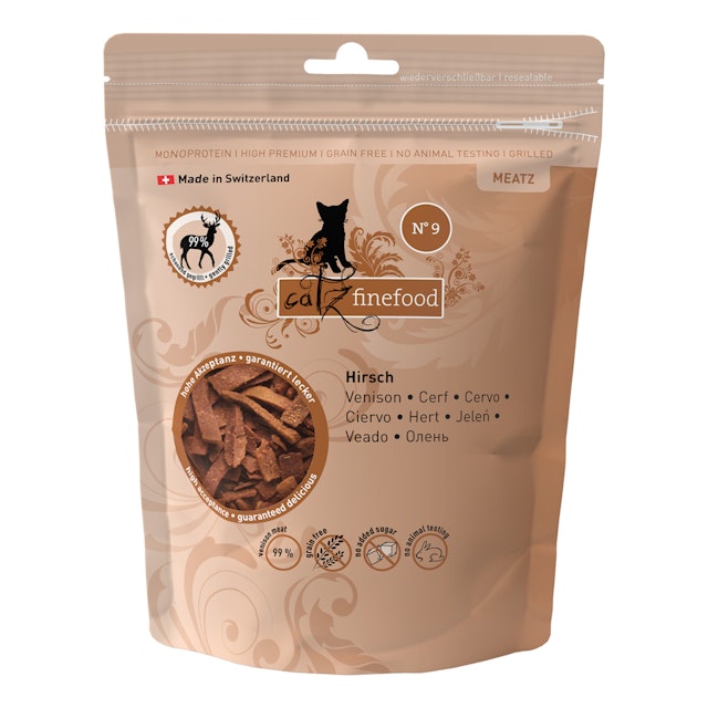 catz finefood Meatz 45 Gramm Katzensnacks No.9 HirschVorschaubild