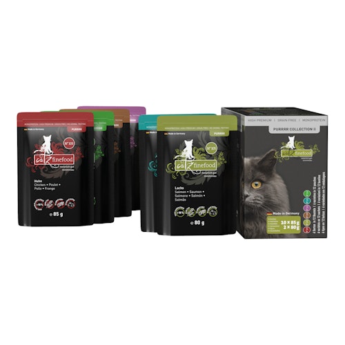 Catz finefood Purrrr Collection 12 x 85 Gramm Multipack Katzennassfutter