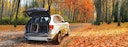 TAMI Auto & Home aufblasbare Hundebox mit Airbagfunktion braun