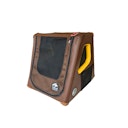 TAMI Auto & Home aufblasbare Hundebox mit Airbagfunktion braun