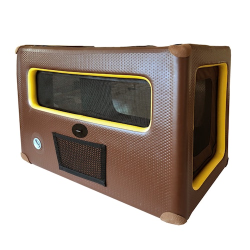 TAMI Backseat Box Hundebox mit Airbagfunktion braun