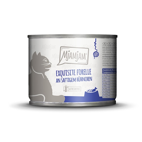 MJAMJAM Leckere Mahlzeit 200g Dose Katzennassfutter