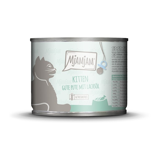 MJAMJAM Leckere Mahlzeit Kitten 200g Dose Katzennassfutter