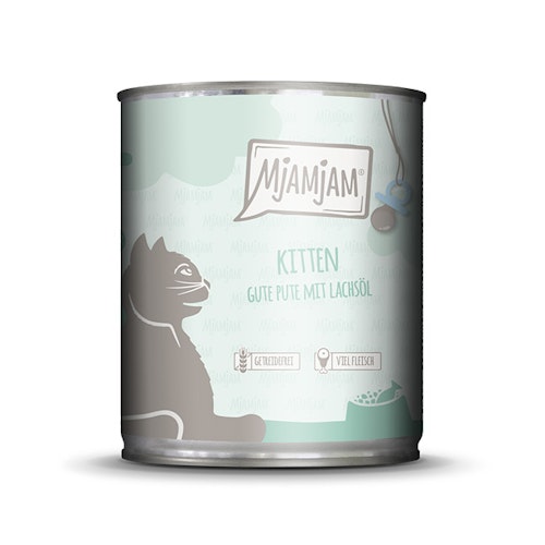 MjAM 800g Kitten Pute+Lachsöl