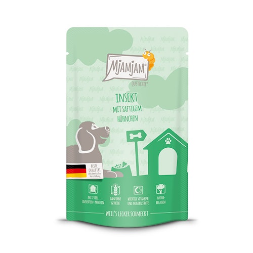 MjAMjAM Hund 125g Insekt mit Hühnch 