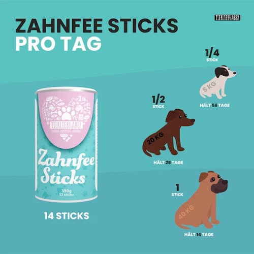 Tierliebhaber Zahnfee Sticks