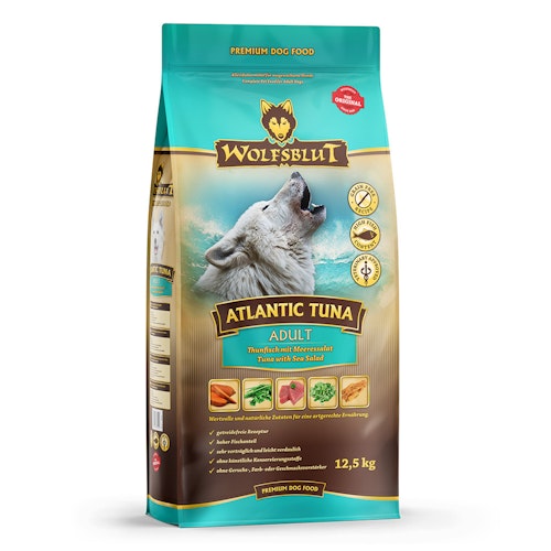 WOLFSBLUT Atlantic Tuna Thunfisch mit Meeressalat Hundetrockenfutter
