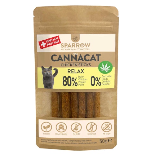 SPARROW Pet CannaCat 50g Katzensnack