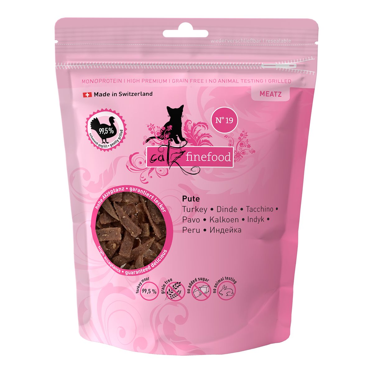 Catz Meatz 45g Katzensnack Nr. 19 Pute