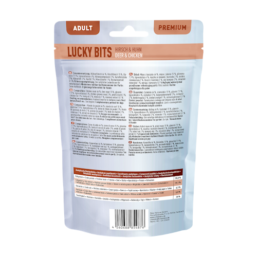 Chewies Lucky Bits Hirsch und Huhn Adult 100g Bild