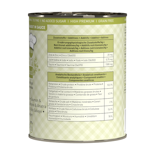Catz Ragout Lachs&Wildente No.605 - 380g