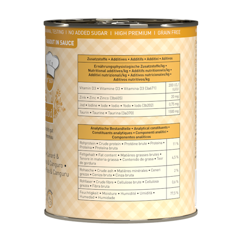 Catz Ragout Ente & Känguru No.607 - 380g