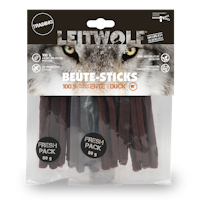 Leitwolf Beute-Sticks Ente - Sparpaket 4 x 160g