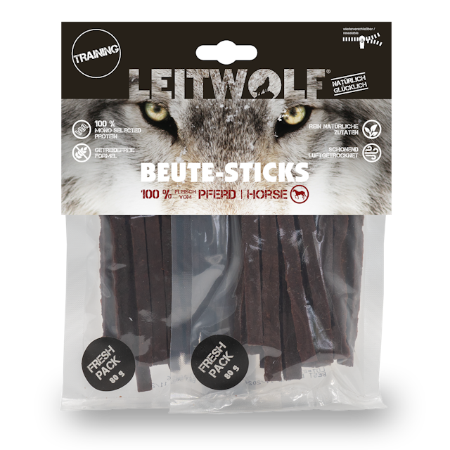 LEITWOLF Beute-Sticks Beute Sticks PFERD Sparpaket 16 x x160gVorschaubild