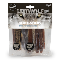 Leitwolf Beute-Sticks Fisch - Sparpaket 4 x 160g