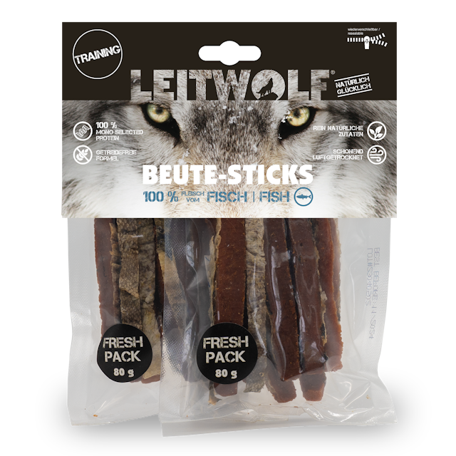 LEITWOLF Beute-Sticks Beute Sticks FISCH Sparpaket 16 x x160gVorschaubild