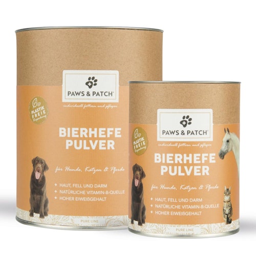 Paws & Patch reines BIERHEFE PULVER 250g für Hunde & Katzen Bild