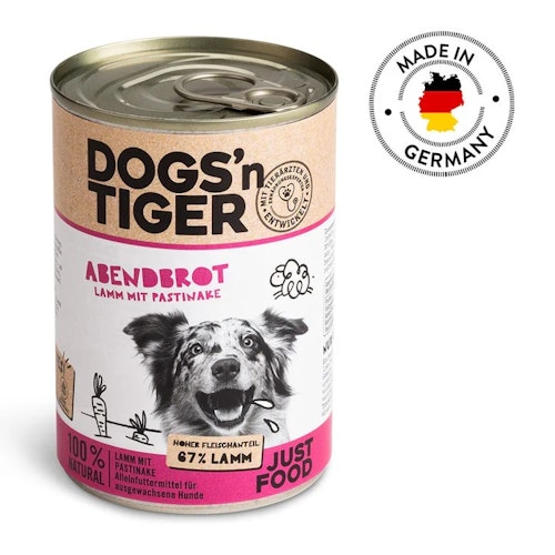 Dogs'n Tiger 400g Dose Hundenassfutter