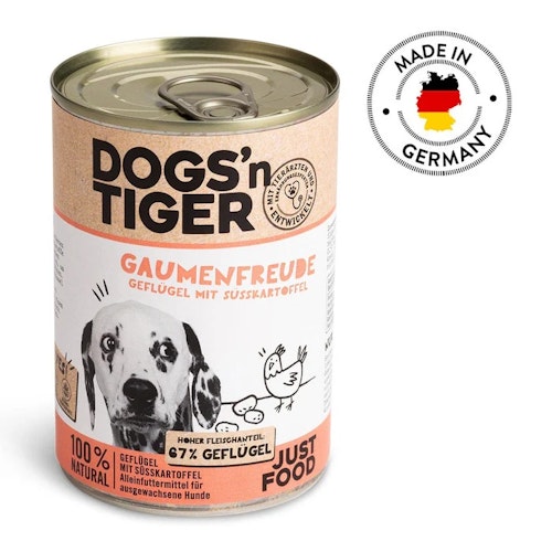 Dogs'n Tiger 400g Dose Hundenassfutter