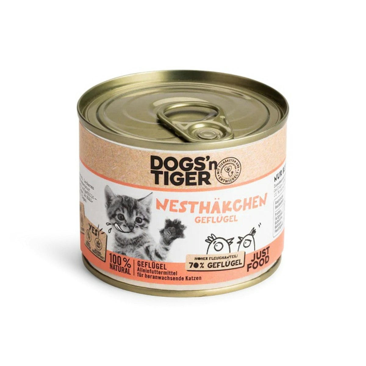 Dogs’n Tiger Katze Premium 6 x 200g Dogs’n Tiger Frohsinn Cat Sparpaket Sparpaket 24xx400g