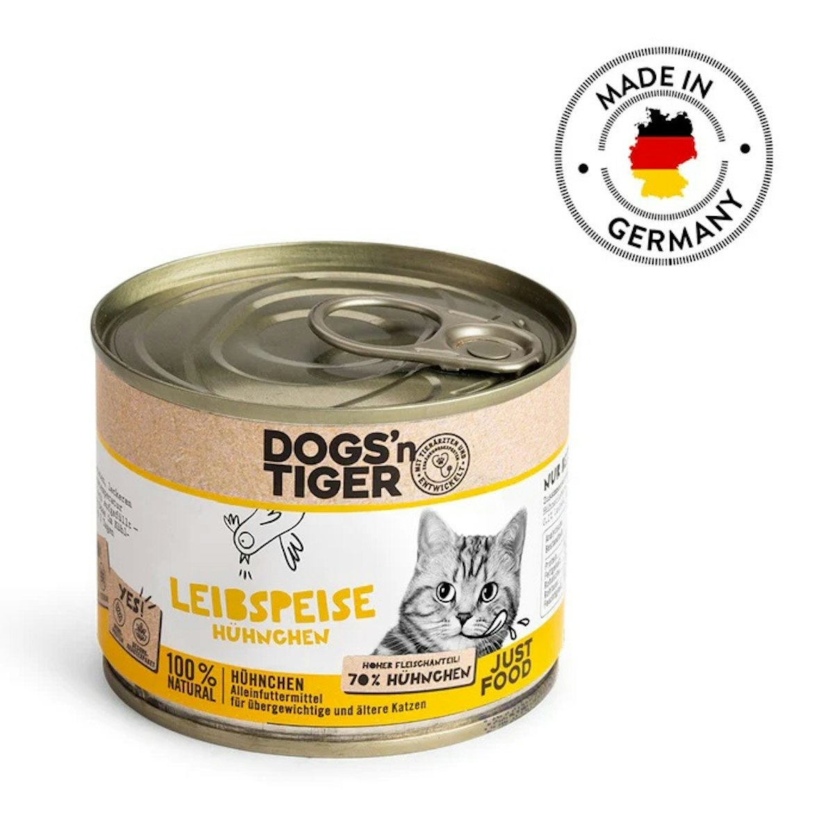 Dogs’n Tiger Katze Premium 6 x 200g Dogs’n Tiger Frohsinn Cat Sparpaket Sparpaket 24xx200g