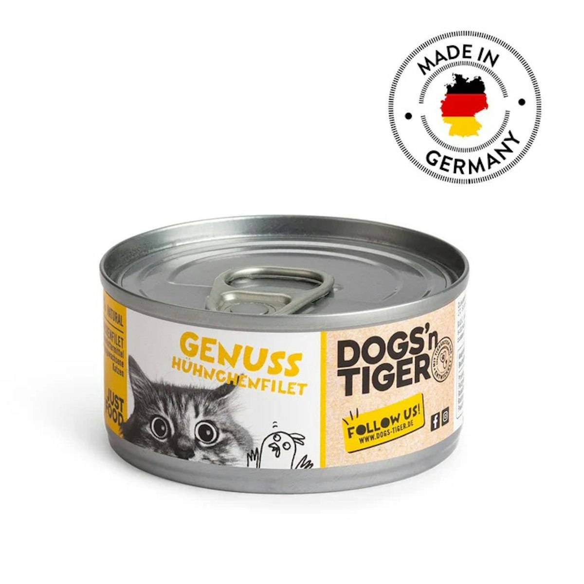 Dogs’n Tiger Katze 12 x 70g Dogs’n Tiger Genuss Cat Sparpaket 24xx70g