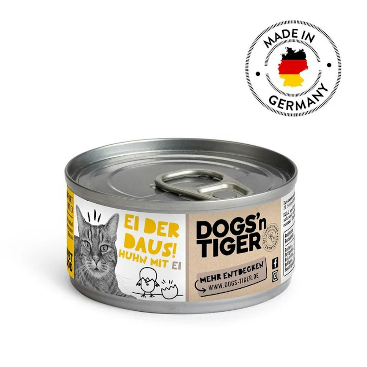 Dogs’n Tiger Katze 12 x 70g Dogs’n Tiger Ei der Daus! Cat Sparpaket 24xx70g