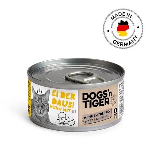 Dogs'n Tiger 70g Dose Katzenassfutter