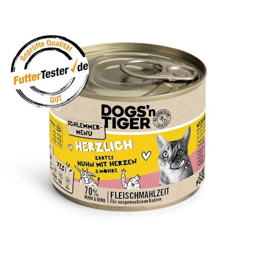 Dogs'n Tiger 200g Dose Katzenassfutter