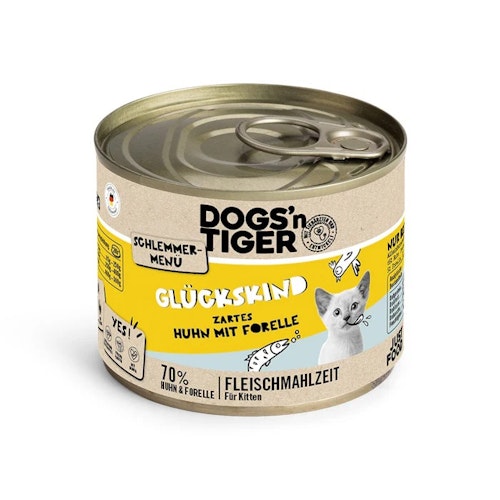 Dogs'n Tiger 200g Dose Katzenassfutter