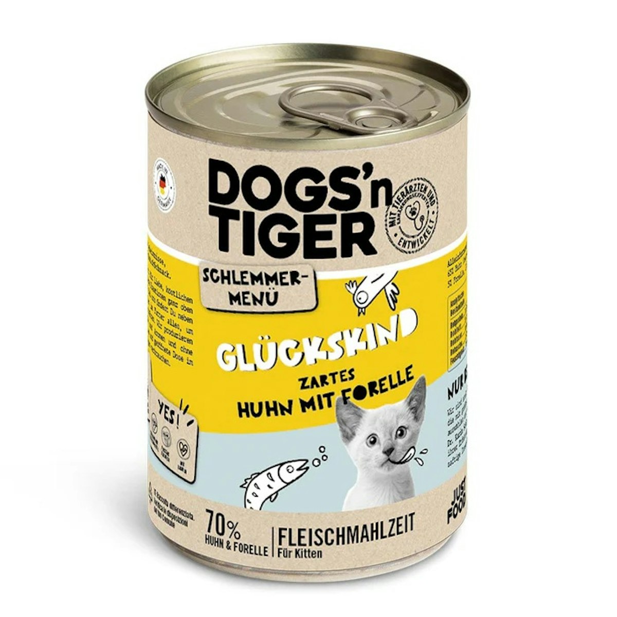 Dogs’n Tiger Katze Premium 6 x 400g Dogs’n Tiger Nesthäkchen Cat Sparpaket Sparpaket 24xx200g