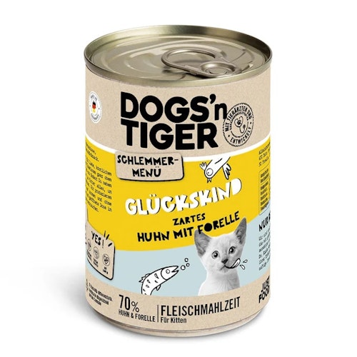 Dogs'n Tiger 400g Dose Katzenassfutter