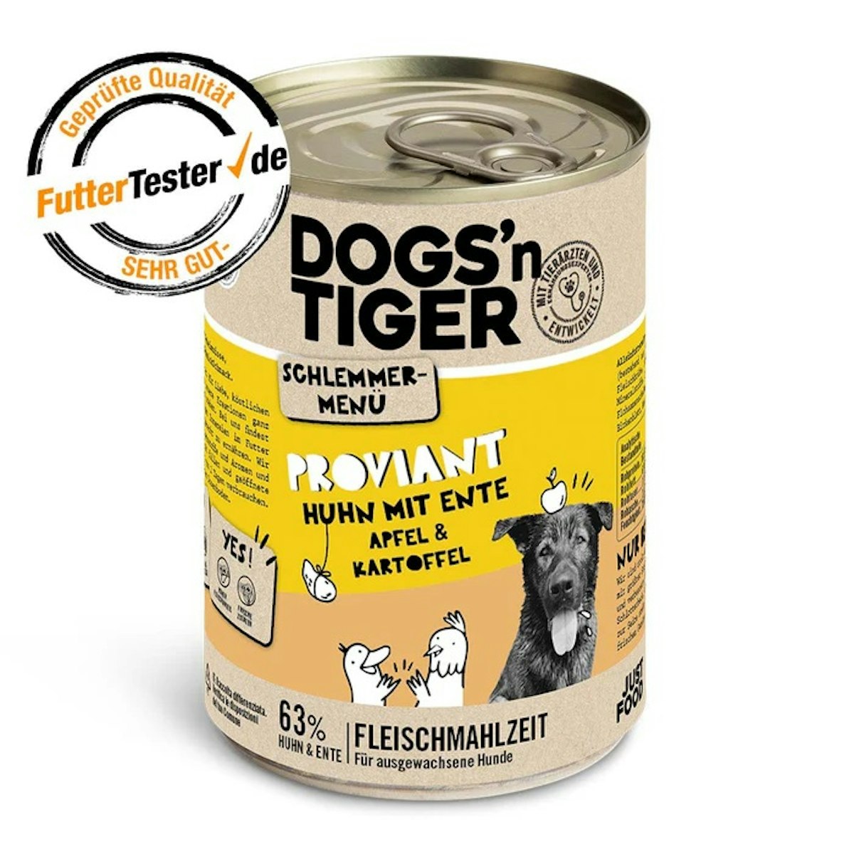 Dogs’n Tiger Hund 6 x 400g Dogs’n Tiger Proviant Dog Sparpaket Sparpaket 24xx400g