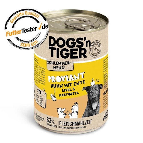 Dogs'n Tiger 400g Dose Hundenassfutter