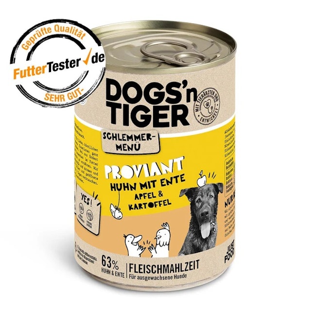 Dogs'n Tiger Hund 6 x 400g Dogs'n Tiger Proviant Dog 6x400gVorschaubild