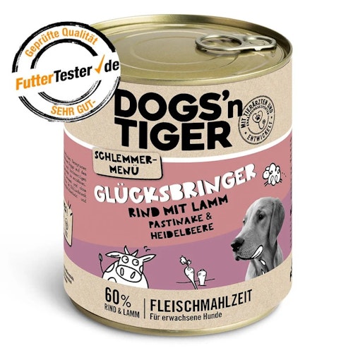 Dogs'n Tiger 800g Dose Hundenassfutter