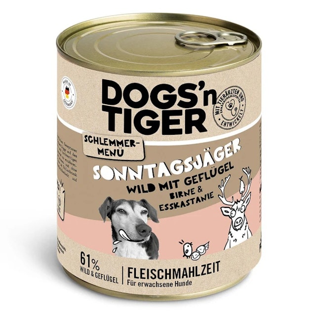 Dogs'n Tiger Hund 6 x 800g Dogs'n Tiger Grünschnabel Dog 6x800gVorschaubild